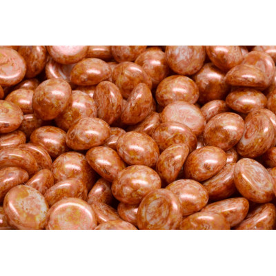 10mm Cinnamon Cabochon Beads Rutkovsky 02010-65324 | Czech Glass