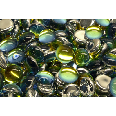 10mm Cabochon Beads Backlit Uranium 00030-29801 | Rutkovsky