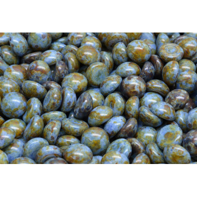 Cabochon Beads 8mm Chalk Herbs & Spices Sage 02010-65325 | Rutkovsky