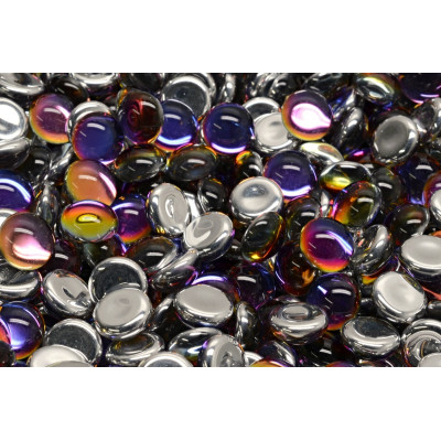 Cabochon Beads 8mm Backlit Vapor 00030-29942 | Czech Glass