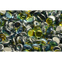 8mm Backlit Uranium Cabochon Beads 00030-29801 | Czech Glass