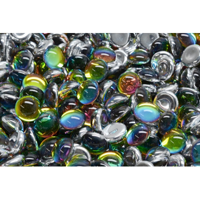 8mm Cabochon Beads Backlit Utopia 00030-28102 | Rutkovsky Glass