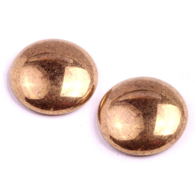 Bronz 25mm Czech Glass Cabochon Beads 23980-90215 | Rutkovsky