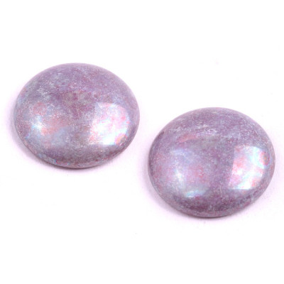 Glass cabochon 25 mm N. 1274 Violet
