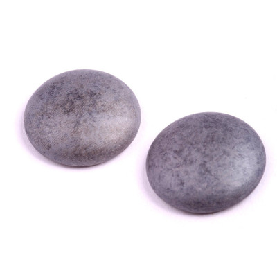 25mm Grey Stone Cabochon Beads Rutkovsky 23980-84100-14400
