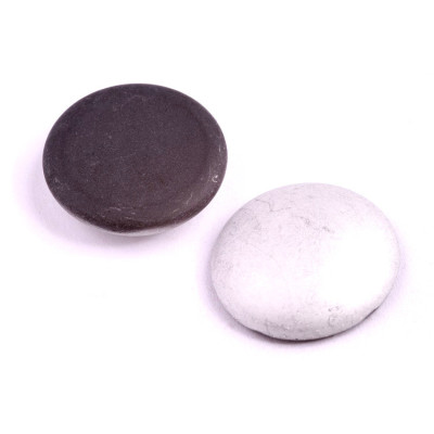 Rutkovsky Hematite Glass Cabochon Beads 25mm 23980-84100-27001