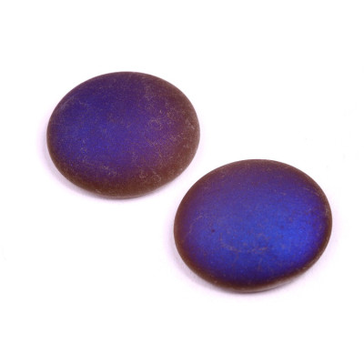 Czech Glass Cabochon Beads 25mm Violet 00030-84100-29901