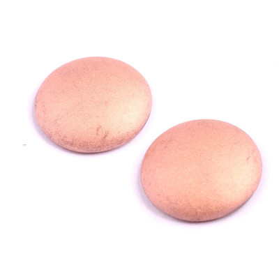 Peach Rose Gold Cabochon Beads 25mm 00030-84100-27101 | Rutkovsky