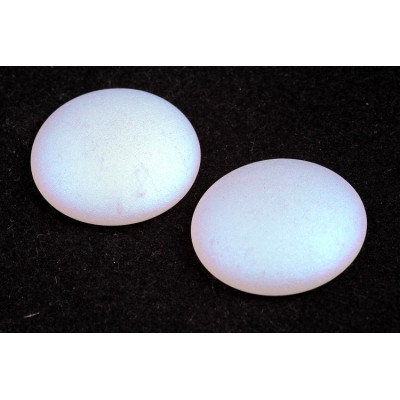 White Pearlescent Cabochon Beads 25mm 00030-84100-28701 | Rutkovsky