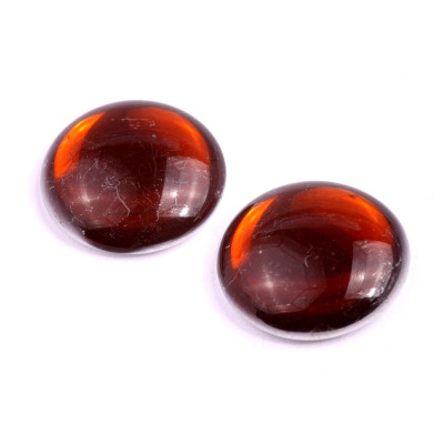 Cabochon Beads 25mm Brown 10090-27001 | Rutkovsky Czech Glass
