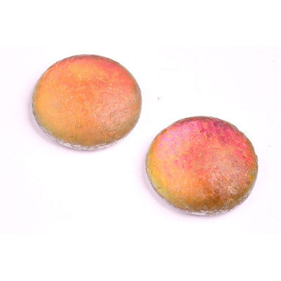 25mm Etched Sunset Cabochon Beads 00030 - etch-28002 - V | Rutkovsky