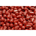 Firepolished Drop Beads 8x6mm Red Picasso 93190/15495