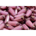 Firepolished Drop Beads 20x9mm Mauve Bronz 74020/14415 | Czech Glass