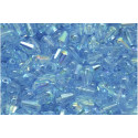 Firepolished Drop Beads 8x6mm Light Blue AB