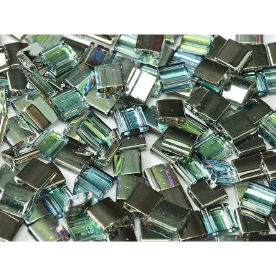 MIYUKI TILA N. 493 Crystal Graphite Rainbow