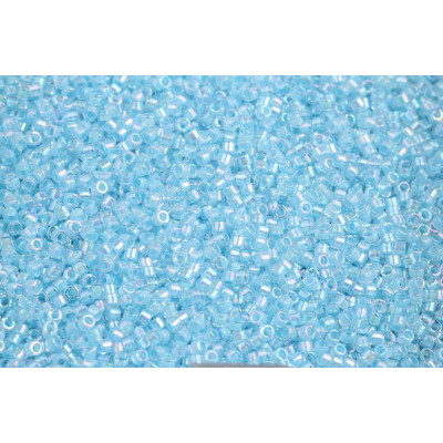 MIYUKI Delica 11/0 N. 1010 Lined Sky Blue AB