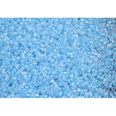 MIYUKI Delica 11/0 N. 1018 Lined Lt. Blue AB