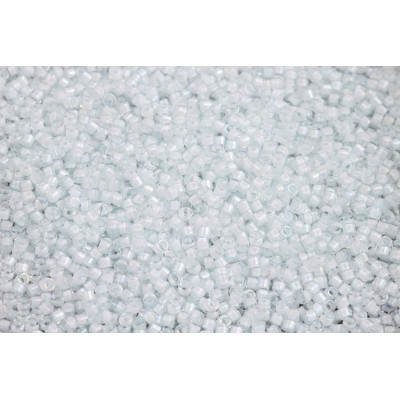 MIYUKI Delica 11/0 N. 1019 Aqua Mist Lined Crystal Luster