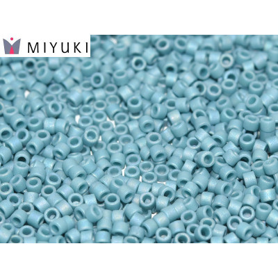 MIYUKI Delica 11/0 N. 1141 Matted Opq Glazed Nile Blue AB