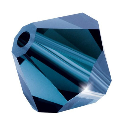 Preciosa 4mm Bicone MC Beads Montana 30340 | Czech Glass Beads