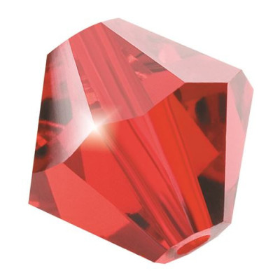 Preciosa Bicone MC Beads 6mm Light Siam 90070 | Czech Glass