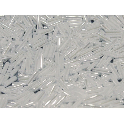 MIYUKI Bugles 6 mm N. B497 White Pearl Ceylon