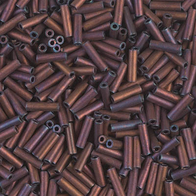 MIYUKI Bugles 6 mm N. B507 Matted Metallic Copper