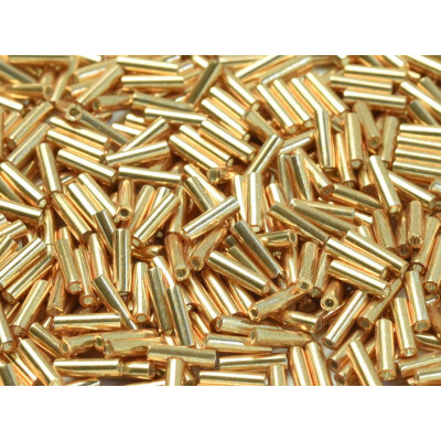 MIYUKI Bugles 6 mm N. B517 Galvanized Yellow Gold