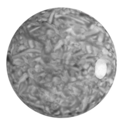 25mm Cabochon par Puca® Milky Grey 02010/34311 | Czech Glass