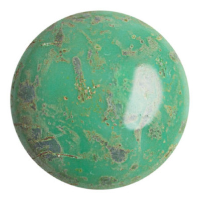 25mm Glass Cabochon par Puca Frost Jade Travertin 58430/86800