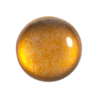 Cabochon par Puca 18mm Ice Slushy Orange 00030/24709 | Glass Beads