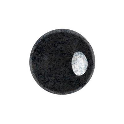 Cabochon par Puca® 8mm Jet Black 23980 | Czech Glass Beads