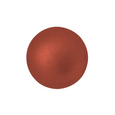 8mm Cabochon par Puca Bronze Red Mat 00030/01750 | Czech Glass