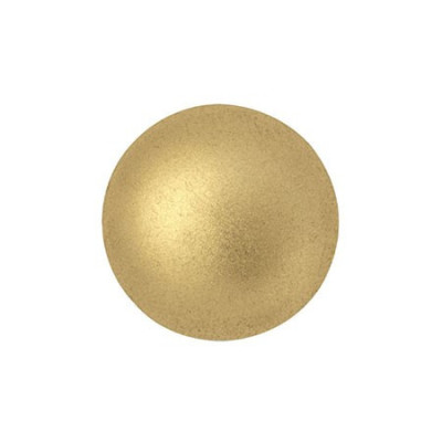 Cabochon par Puca 8mm Light Gold Mat 00030/01710 | Czech Glass