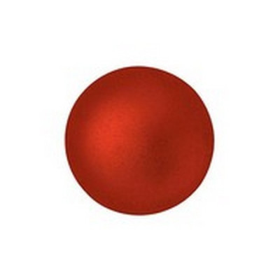 Cabochon par Puca 8mm Red Metallic Mat 01890 | Czech Glass
