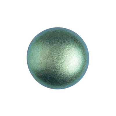 Cabochon par Puca 8mm Metallic Mat Green Turquoise 23980/94104