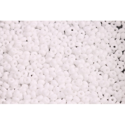 PRECIOSA Perles de rocailles 8/0 N. 163 Blanc