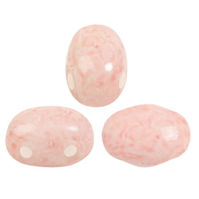 Samos par Puca Beads 5x7mm Milky Peach 02010/34305 | 13 pcs