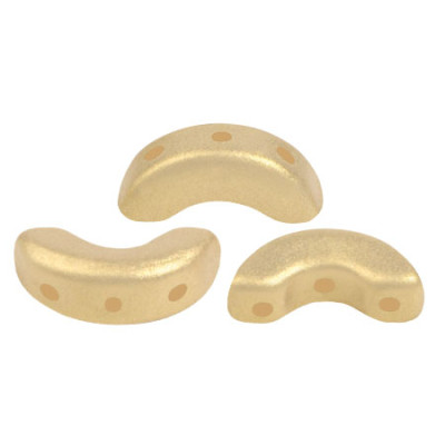 Arcos par Puca 5x10mm Chatoyant Light Gold 02010/29704 | Glass Beads