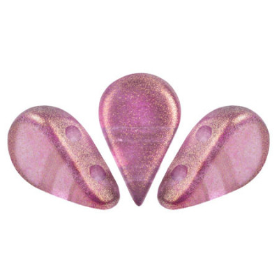 Amos® par Puca® 5x8mm Halo Light Rose 29259 | Czech Glass Beads