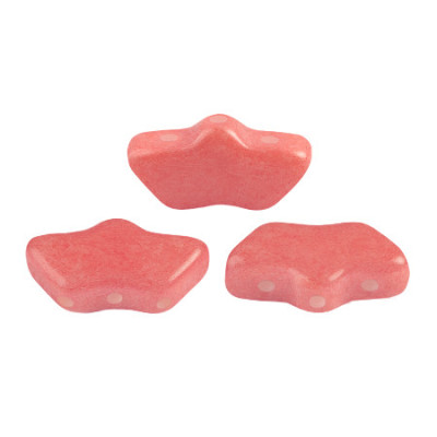 Delos par Puca 3-Hole Beads Indian Peach 02020/31033 | Czech Glass