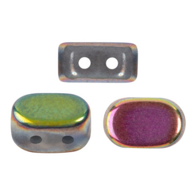 Lipsi par Puca 7x4mm Full Vitrail 00030/28100 | Czech Glass Beads