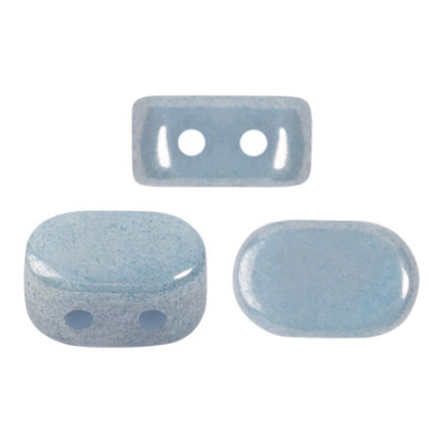 Lipsi par Puca 7x4mm Opaque Blue Ceramic 03000/14464 | Czech Beads