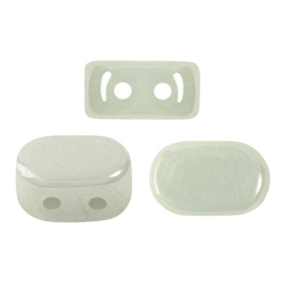 Lipsi par Puca 7x4mm Opaque Light Green 03000/14457 | Czech Beads