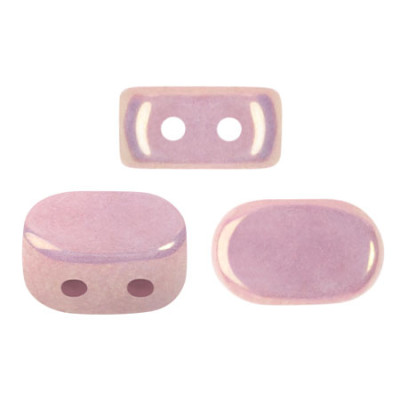 Lipsi par Puca 7x4mm Violet Gold Ceramic 03000/14496 | Czech Glass