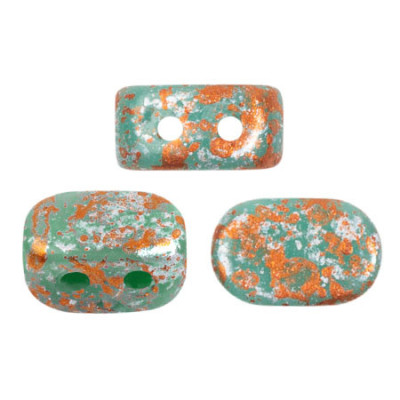 Lipsi® par Puca® 7x4mm Turquoise Tweedy 63130/45703