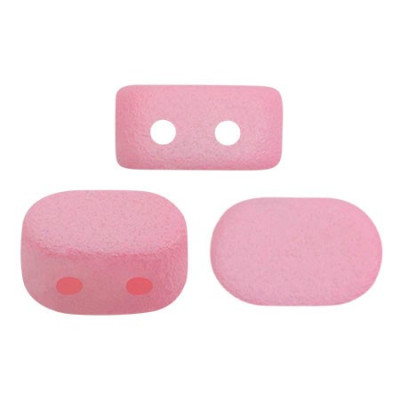 Lipsi® par Puca® 7x4mm Pink Light Mat 03000/33011 | Czech Glass Beads