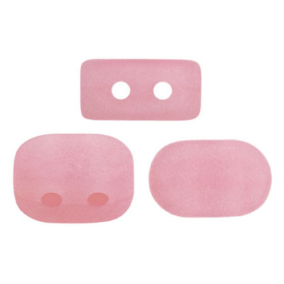 Lipsi par Puca 7x4mm Light Rose Opal Mat 71010-84100 | Czech Beads