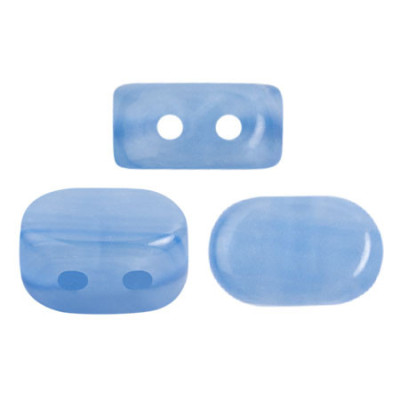 Lipsi par Puca 2-Hole Beads Blue Opal 31010 7x4mm | Glass Beads