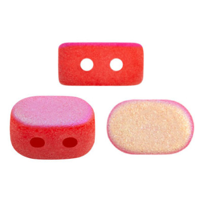 Lipsi® par Puca® Coral Matte AB 7x4mm 93400-84100 | Czech Beads
